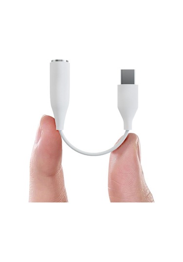 Kilifone - Aux Çevirici Ses Adaptörü Jh-048 Type-c To 3.5mm Aux Çevirici Ses Adaptörü - Beyaz - T37732 Beyaz