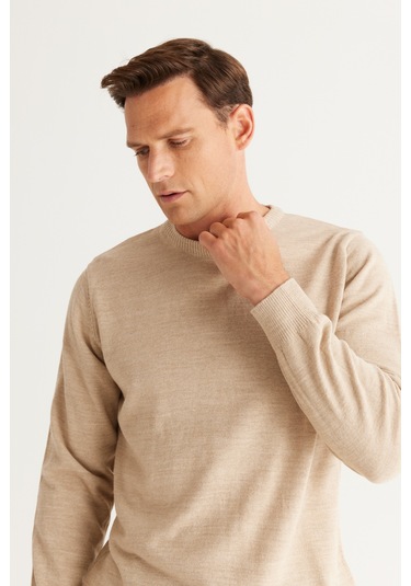 Altinyildiz Classics Erkek Bej Standart Fit Normal Kesim Bisiklet Yaka Triko 4A4923100001BEJXXL Bej Altinyildiz Classics Erkek Bej Standart Fit Normal Kesim Bisiklet Yaka Triko 4A4923100001BEJXXL Bej