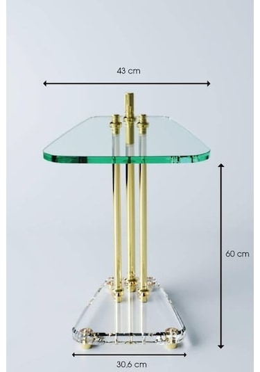 Dulda Akrilik C Sehpa Şeffaf