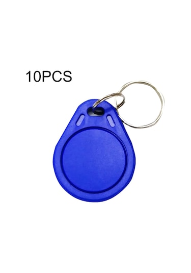 Sones 10 Adet Ic Erişim Kontrol Kartı Giriş Kontrolü M1 Uyumlu Fudan Rfid 13.56mhz Keyfob Sleutelhanger Etiketi Sleutelhanger Mavi