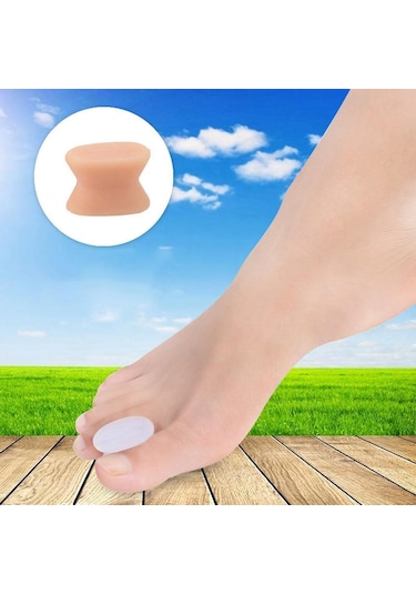 Suntek 2 Adet Toe Bunion Ayırıcı Düzeltici Düzleştirici Jel