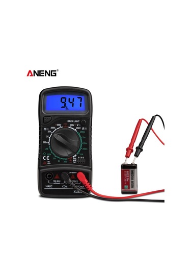 Dinosaurs Xin Xin Aneng Xl830l Dijital Elektrik Ölçme Cihazı Ampermetre - Siyah