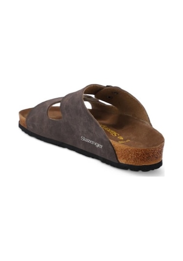 Slazenger Lens 500n Erkek Nubuk Terlik - Slazenger - Kahverengi - St00191-kahverengi-41 Kahverengi