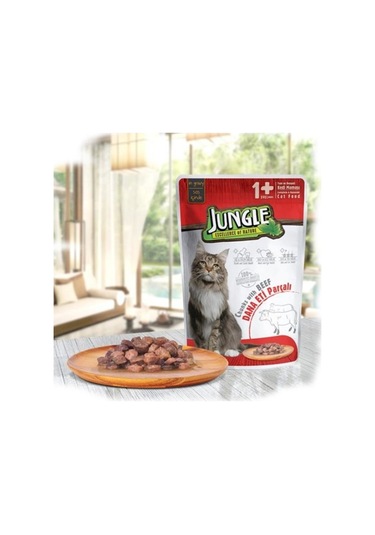 Pouch Dana Etli Yetişkin Kedi Maması 100 Gr