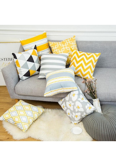 Homyl 18 "geometrik Yastık Kılıfı Kanepe Atmak Minder Stil4