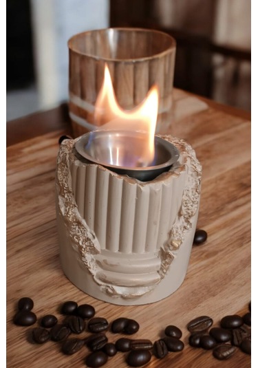 Şık Ve Dekoratif Ateş Çukuru Sütlü Kahve