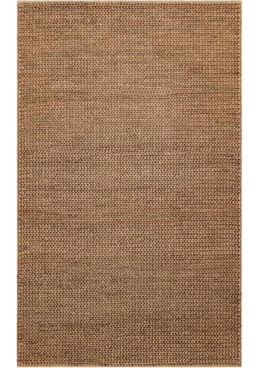 Eko Halı Flatweave Choti Brown Dekoratif Jüt Kilim