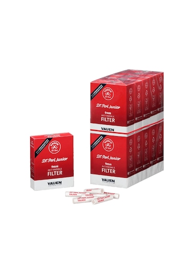 Ehediye 10 Adet 40 Lı Junior Vauen Filitre 9 Mm. Pipo Filitresi Pp10-10