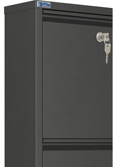 Ceha Kilitli 3'lü Metal Ayakkabılık - Füme K.AYK-3 /AB7979/KL