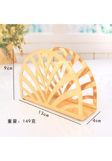 Reedark Şık Ve Dayanıklı Altın Renkli Yuvarlak Peçete Standı - Kafe, Restoran Ve Ev Kullanımı İçin Diğer