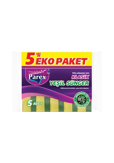 Temizlik Eldiveni Sünger Bez Ve Düz Sünger Paketi
