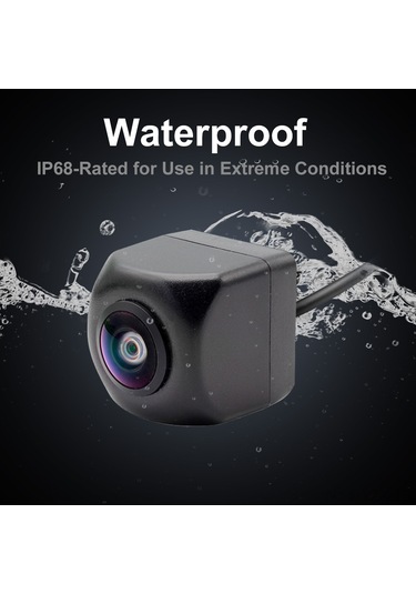 Yaozixa Araba Geri Görüş Kamerası - Ip68 Su Geçirmez, 170 Derece Açı, 15m Gece Görüşü, 500 Tvl, 1280x720 Piksel, Android Dvd Ve Tft Monitör Uyumlu