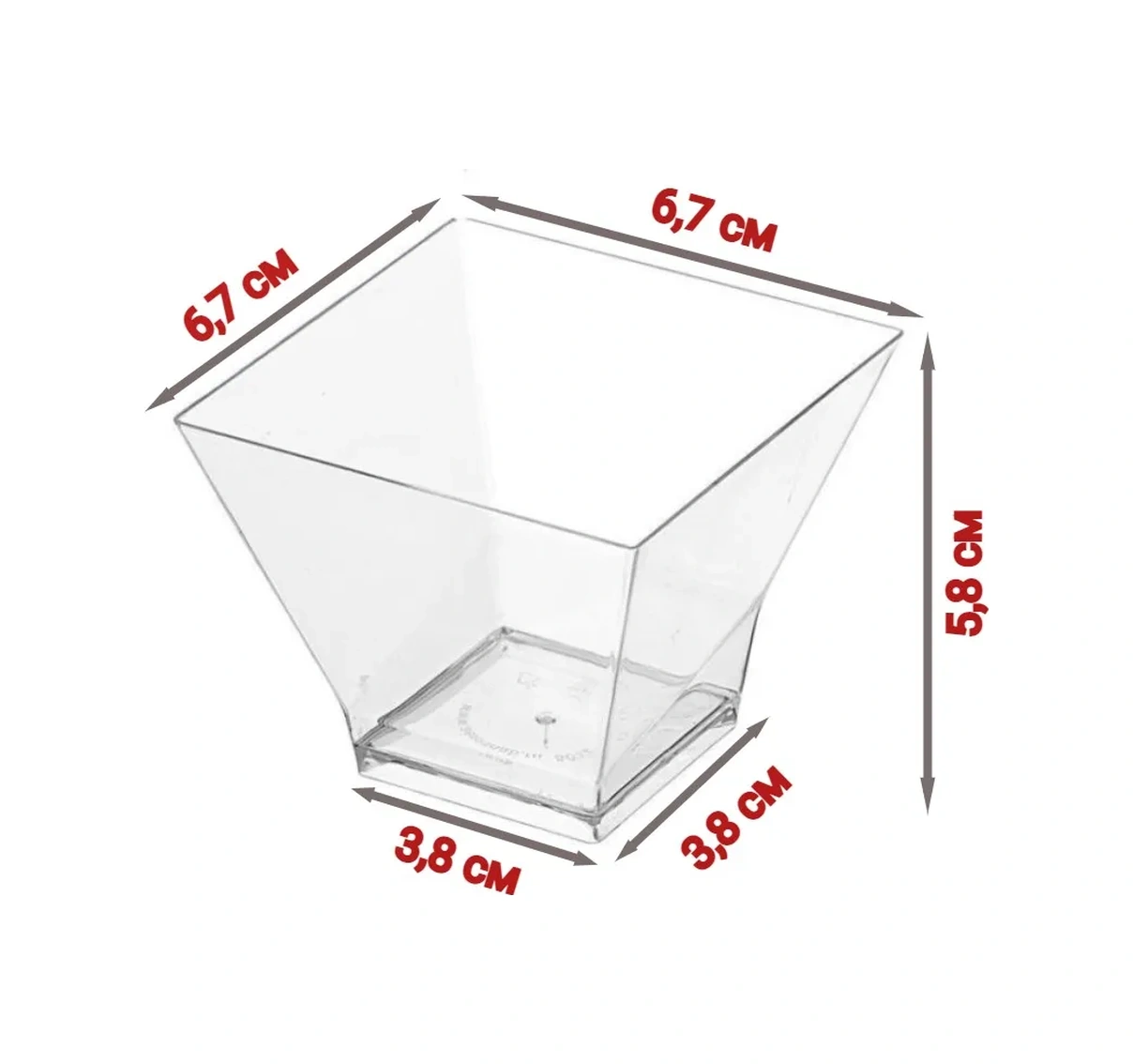 Almazpak Pagoda Krema Kavanozu Açılış Tepsisi, Tek Kullanımlık 120 Ml, 25 Adet. 269950391 100 adet