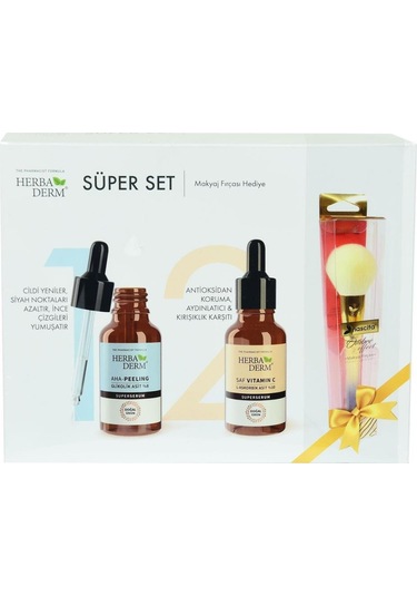 Herbaderm Superserum Aha Peeling 30 ML + Vitamin C 30 ML