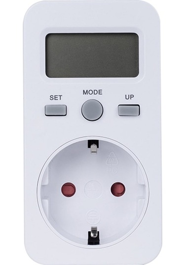 Akıllı Enerji Takvimi Pmb03 - Avrupa Standardı 230v Elektrik Tüketim Ve Maliyet İzleyici, Lcd Ekranlı, Enerji Ve Para Tasarrufu Sağlar