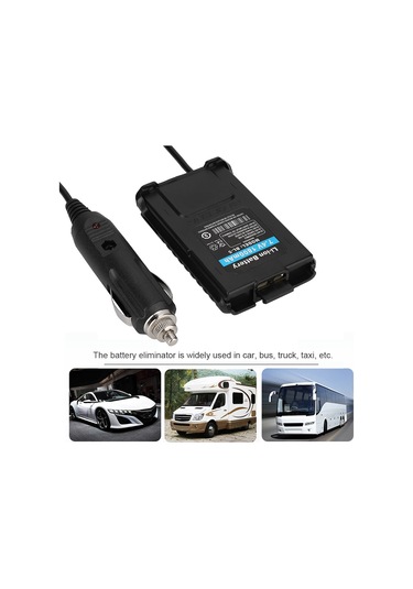 Moveevo Baofeng Uv-5r Serisi Radyolar İçin Araç Akü Eliminatörü, 12-35v Giriş, 3a Çıkış, Araçlarda Direk Besleme, Dayanıklı Malzeme