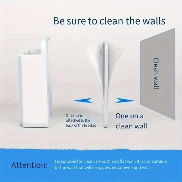 Willowhaven 1 Adet Koyu Gri Deliksiz Duvara Monte Telefon Şarj Askılığı Banyo Oturma Odası Düzenleyici Koyu Gri