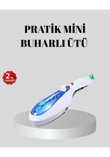 1500w Buharlı El Seyahat Ütüsü Kompakt, Taşınabilir, Her Kumaşa Uygun Beyaz