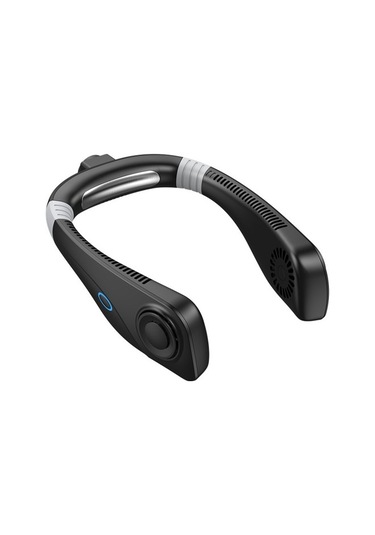 Plz Shop Aromaterapi Yapraksız Soğutma Asma Boyun Fan Mini Usb Fan Siyah Zefw33 Siyah