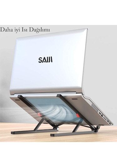 Bix Saiji X2 Taşıma Çantalı Alüminyum Notebook Laptop Standı