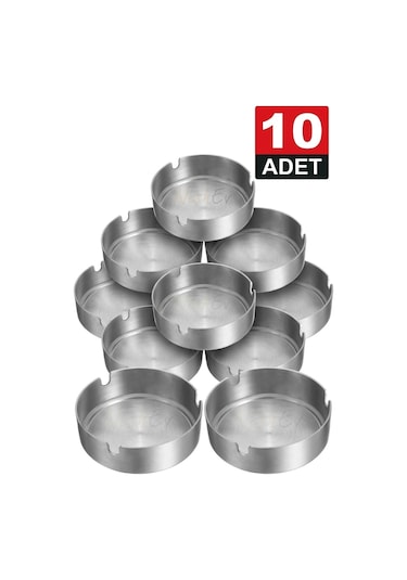 10 Adet Krom Küllük Seti 10cm Otel -restaurant- Cafe