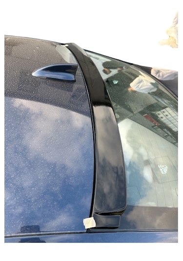 Honda Civic 2022+ Fe1 Cam Üstü Spoiler Düz Model Pianoblack İthal Abs Plastik