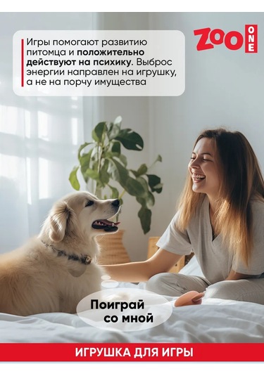 Zooone Cıvıltılı Top Köpek Oyuncağı 184367162