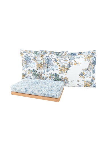 Yataş Martina Çift Kişilik Pike Takımı - Mavi