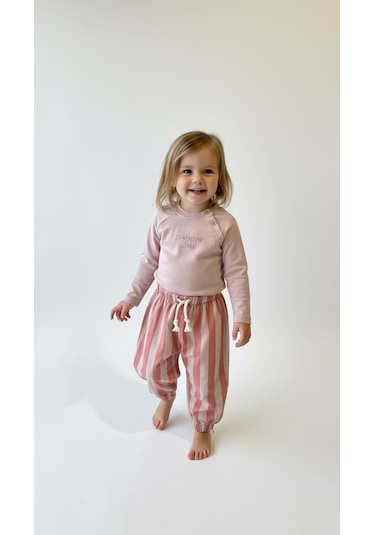 Çizgili Mummy&dadys Girl 2 Li Takım Pudra