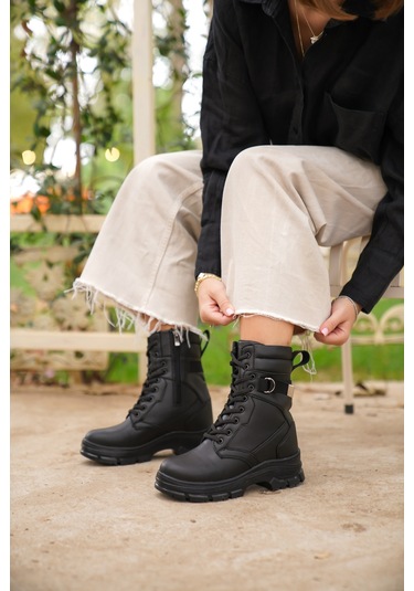 Daxtors Garantili D529 Soğuk Geçirmez Kadın Günlük Ortopedik Kışlık Bot 001