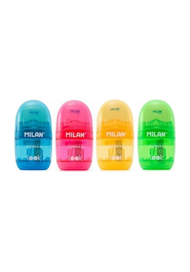 Mılan 4712116 Capsule Look Kalemtraş-silgi Blister