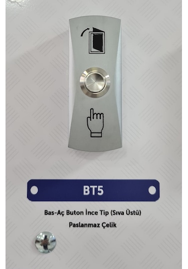 Bt5 Metal Dekoratif Sıva Üstü Kapı Açma Butonu