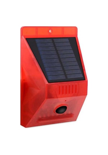 Besthome1 110db Yüksek Sesli Güvenlik Alarmı - Hareketli, Ip65 Su Geçirmez, Uzaktan Kumandalı, Kırmızı, Model X, Boyut S, Giriş