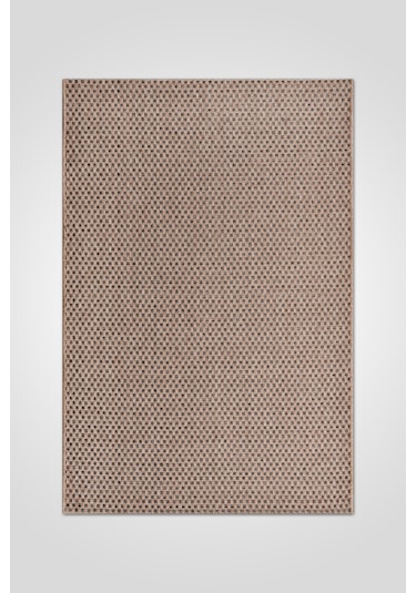 Sierra Halı Jüt Hasır Görünümlü Modern Kilim Ve Yolluk, İnce Bukle Dokuma Kahve Bej