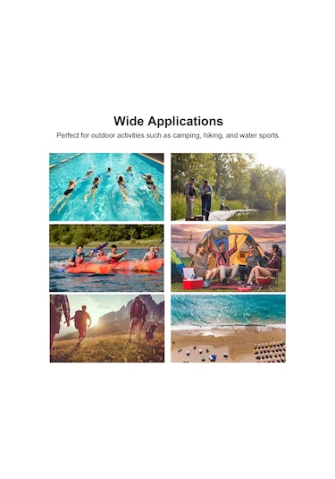 Teltree 10l Siyah Pvc Su Geçirmez Çanta - Kamp, Dalış, Kayak İçin Kuru Saklama Torbası Siyah