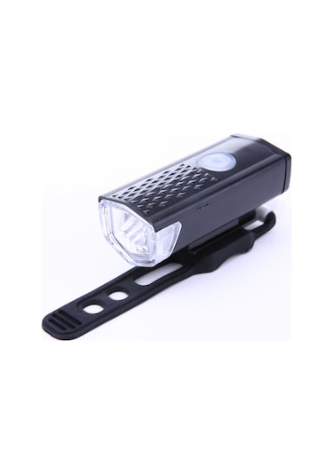 Usb Şarjlı Bisiklet Ön - Arka Far Stop Lambası Seti Çok Renkli