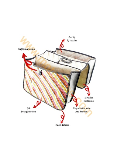 Halı Heybe Motorsiklet. Motosiklet. Scoter. Cg. Cub. Ybr
