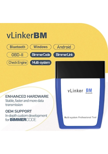 Vgate vLinker BM Bluetooth OBD 2 Araç Tanı Cihazı