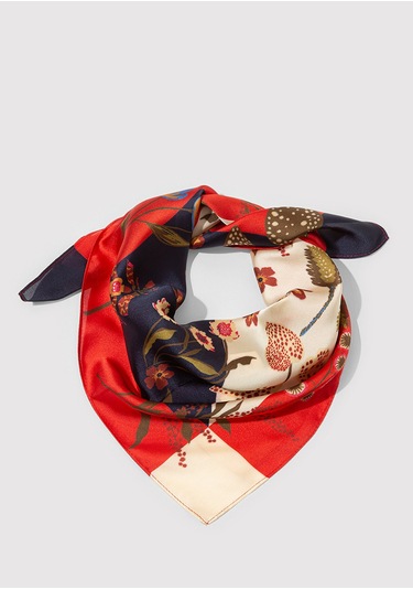 Mavi - Baskılı Bandana 1913766-70486 Kırmızı
