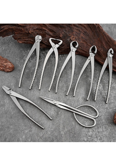 Bahçe Bitkileri Çiçek Makası Ağaç Çürüğü Düğüm Budama Pense Zımparalama Eğimli Burun Makası