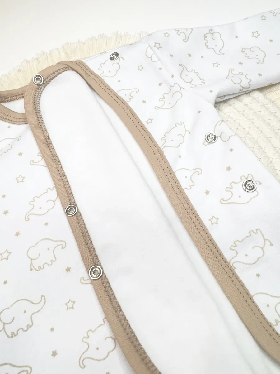 Grafariki Anne Yemekli Yenidoğan Giyim Seti 2 Adet Sıcak Düğmeli 46781337 Sütlü