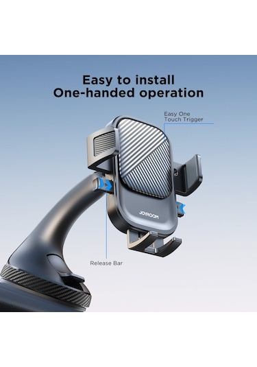 Joyroom Jr-ok6 Araç Ön Cam Telefon Tutacağı Siyah