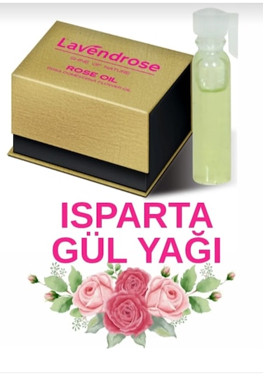 Lavendrose Gerçek Saf Gül Yağı 1 Ml %100 Doğal Analiz Sertifikalı