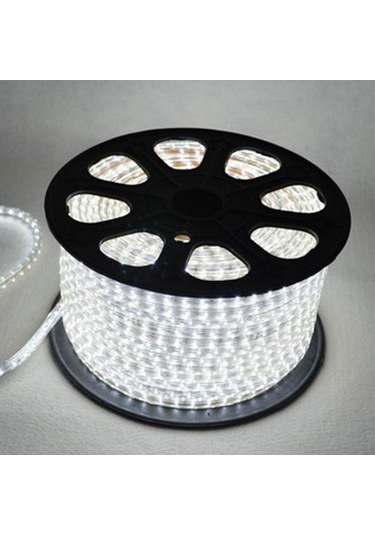 Ayt Powermaster 9x16 Hortum Led 100 Metre Beyaz 220 Volt 1 Metrede Kesilebilir Dış Cephe Şerit Led Aydınlatma