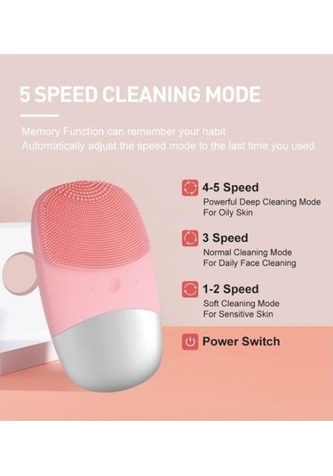 Tongxida Ultrasonik Cilt Scrubber Yüz Temizleyici Siyah Nokta Remover Vakum Elektrikli Fırçası N6v2q6 Pembe Pembe