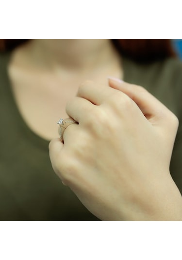 Lova Toplam 0,35 Karat Pırlanta Tektaş Yüzük - 1020126