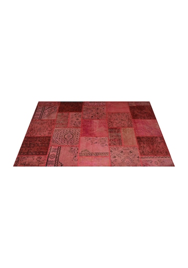 Patchwork El Dokuma Anadolu Halısı – Spring (425349825) Kırmızı