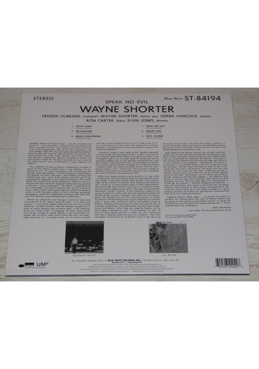Wayne Shorter - Speak No Evil - 33 LP Albüm ! Ambalajlı