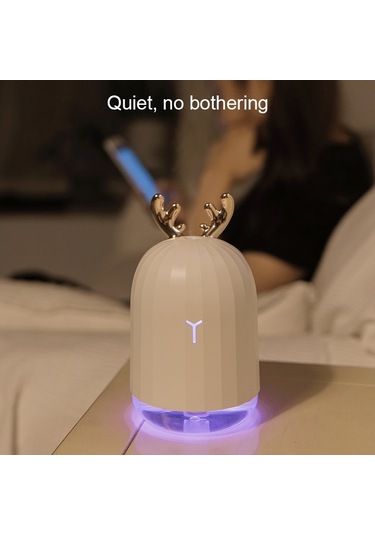 Cbtx 3life-318 2w Sevimli Tavşan Usb Mini Nemlendirici Difüzör Aroma Mist Nebulizatör, Ofis, Ev Yatak Odası İçin Led Gece Lambası İle, Kapasite: 220ml, Dc 5v