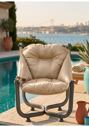 Missidea Standart Elit Relax Cappuccino Koltuk Kahverengi
